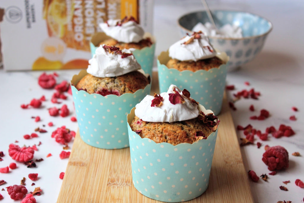 LEMON & RASPBERRY POPPY SEED MUFFINS